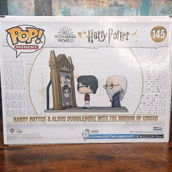 HUGE! Box Funko Pop Harry Potter & Albus Dumbledore with Mirror of Erised - Picture 5 of 5